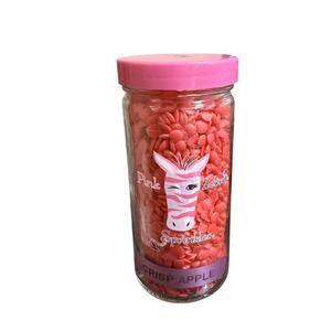 NWB Pink Zebra  CRISP APPLE Fragranced Sprinkles 3.75 Ounce
